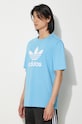 Bavlnené tričko adidas Originals modrá IR7980