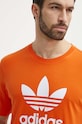 Bavlněné tričko adidas Originals oranžová IR8000