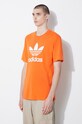 Bavlnené tričko adidas Originals oranžová IR8000