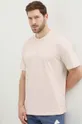 ροζ Βαμβακερό μπλουζάκι adidas Ανδρικά