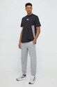 Bavlněné tričko adidas IR9166 černá SS24