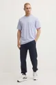 adidas Originals t-shirt bawełniany fioletowy