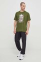 Памучна тениска adidas Originals Camo Tongue IS0248 зелен SS24
