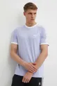 vijolična Bombažna kratka majica adidas Originals Moški