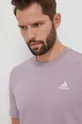 rosa adidas t-shirt in cotone