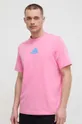 roza Kratka majica za vadbo adidas Performance Moški
