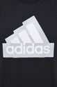 Памучна тениска adidas IS2855 черен