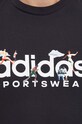 adidas t-shirt bawełniany IS2863 czarny
