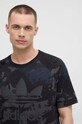 Bombažna kratka majica adidas Originals črna IS2892
