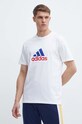 adidas tricou din bumbac alb IS3234