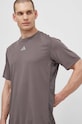 adidas Performance t-shirt treningowy HIIT 3S szary IS3720