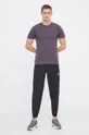 Majica kratkih rukava za trening adidas Performance ljubičasta