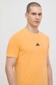 Majica kratkih rukava za trening adidas Performance D4T zlatna IS3818