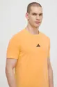 κίτρινο Μπλουζάκι προπόνησης adidas Performance D4T