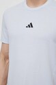 adidas Performance t-shirt treningowy D4T IS3829 niebieski