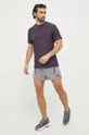 Kratka majica za vadbo adidas Performance Training Essentials vijolična