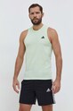 Tréningové tričko adidas Performance jednofarebný zelená IT5424