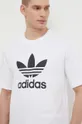 biela Bavlnené tričko adidas Originals Trefoil
