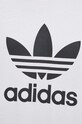 Хлопковая футболка adidas Originals Trefoil IV5353 белый