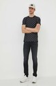 Joop! t-shirt bawełniany Tyron 30041255 czarny SS24