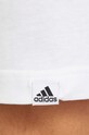 Памучна тениска adidas IW8835 бял