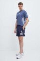 Бавовняна футболка adidas IX5199 блакитний SS24