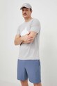 Памучна тениска adidas сив IY4283