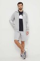 Бавовняна футболка adidas IZ1621 чорний SS24