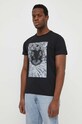 Joop! t-shirt bawełniany Deano 30042428 czarny SS24
