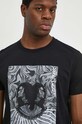 Joop! t-shirt bawełniany Deano czarny 30042428