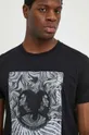 czarny Joop! t-shirt bawełniany Deano