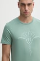 Joop! t-shirt bawełniany Alerio zielony 30042432