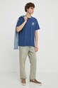 Bavlnené tričko Levi's 16143 modrá SS25