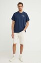 Levi's t-shirt bawełniany 16143 granatowy SS25
