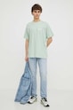 Levi's tricou din bumbac 16143 verde SS25