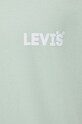Βαμβακερό μπλουζάκι Levi's 16143 πράσινο