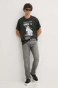 Levi's t-shirt bawełniany 16143 czarny SS25