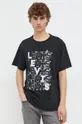 Levi's t-shirt bawełniany czarny