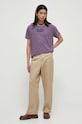 Levi's t-shirt 22491 fioletowy SS25