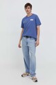 Levi's t-shirt bawełniany 22491 niebieski SS25