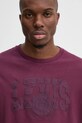 Levi's t-shirt bawełniany bordowy 22491