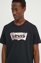 Levi's tricou din bumbac negru 22491