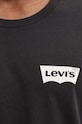Bavlnené tričko Levi's čierna 22491