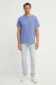 Levi's tricou din bumbac 56605 violet SS25