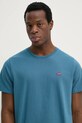 Levi's t-shirt bawełniany turkusowy 56605