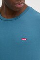 Levi's t-shirt bawełniany 56605 turkusowy