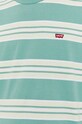 Bavlněné tričko Levi's 56605 zelená