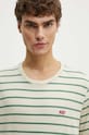 Levi's tricou din bumbac bej 56605