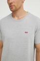 Bavlnené tričko Levi's 56605 sivá