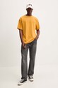 Levi's tricou din bumbac A0637 galben SS25